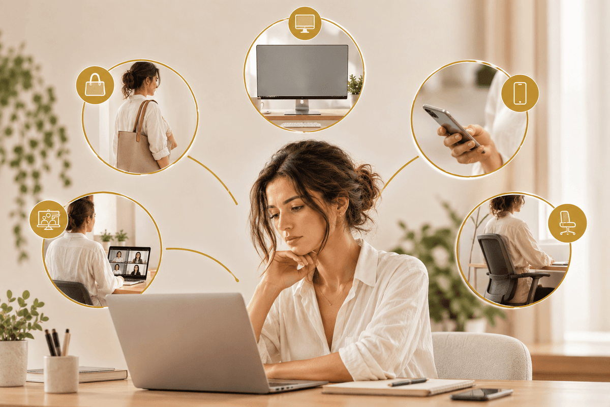 Ce n'est pas juste la chaise — 5 habitudes qui alourdissent votre journée assise - Reprogrammer Boutique