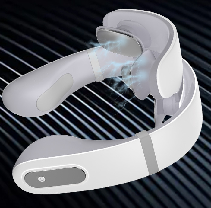 Appareil massage de nuque sans fil avec modes variables pour relaxation et bien-être