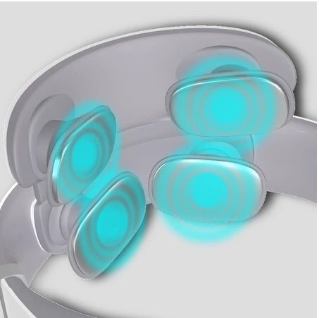 Détail du masseur cervical électrique sans fil avec technologie de massage 4D