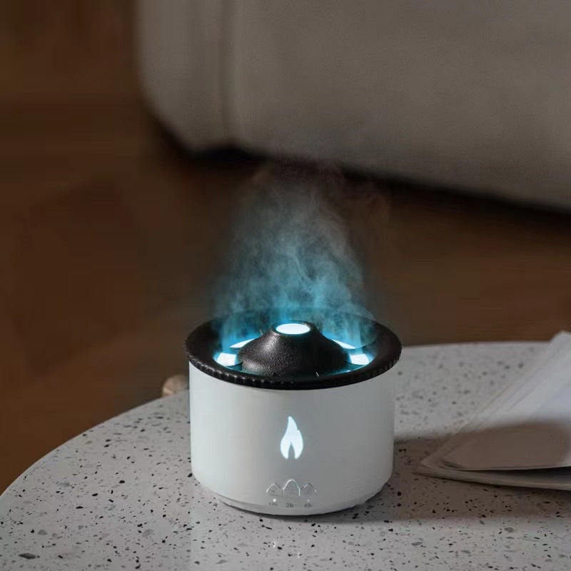 Diffuseur d’arômes bleu volcan design complet – ambiance spa à domicile