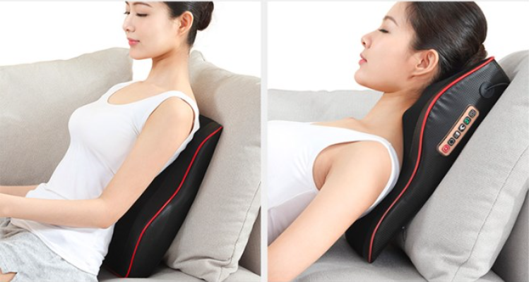 Aperçu du coussin de massage chauffant ergonomique avec design universel
