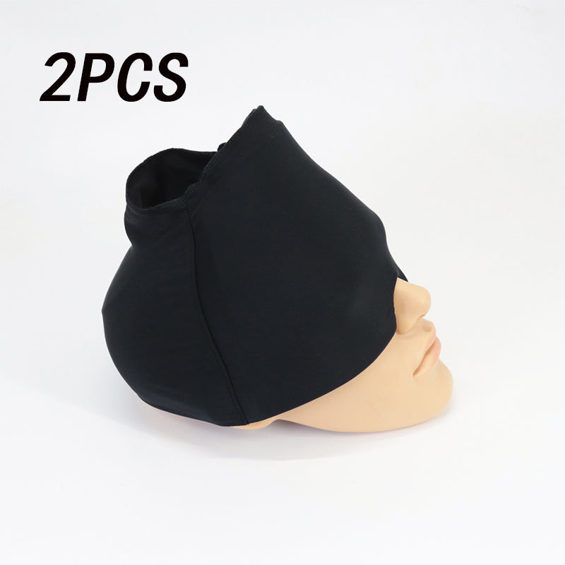 Ensemble chapeau thérapeutique anti‑migraine et poche de gel réutilisable pour confort et soulagement