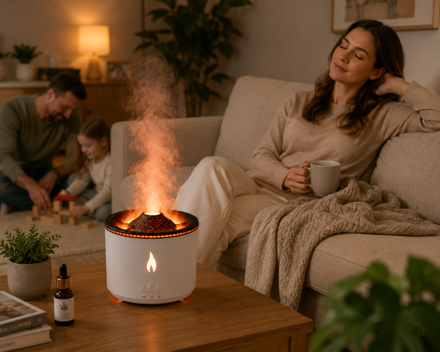 Diffuseur ultrasonique – Atmosphère apaisante & relaxation sensorielle