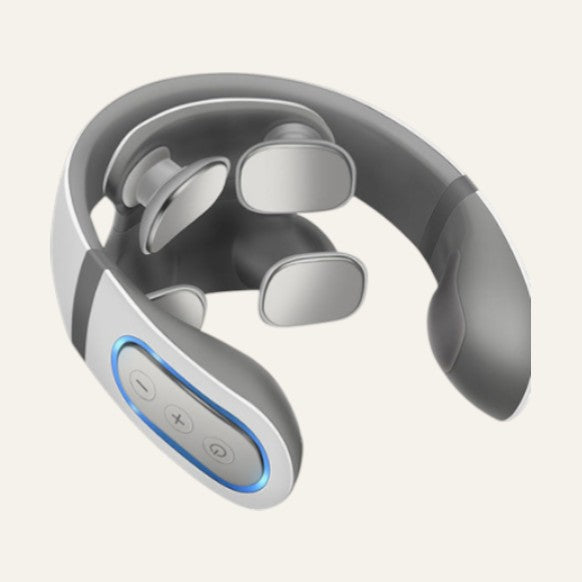 Masseur cervical électronique sans fil 4D Shiatsu pour détente profonde et soulagement de la nuque