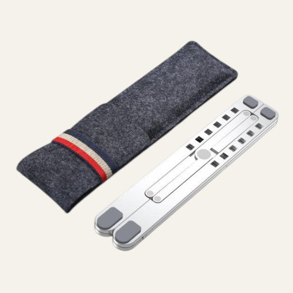 Support ergonomique réglable pour ordinateur portable en aluminium – Hauteur réglable et posture optimisée
